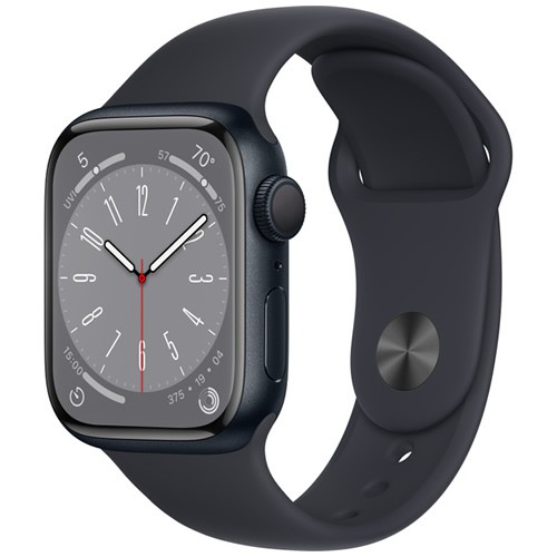 Умные часы Apple Watch Series 8 41 мм Midnight Aluminium Case, Midnight Sport Band S/M 1