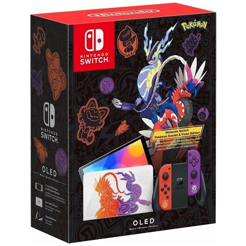 Игровая приставка Nintendo Switch OLED 64Gb Pokemon Scarlet & Violet Edition 7