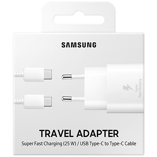 Сетевое зарядное устройство Samsung EP-TA800 25W USB Type-C White (Белый) EAC 7