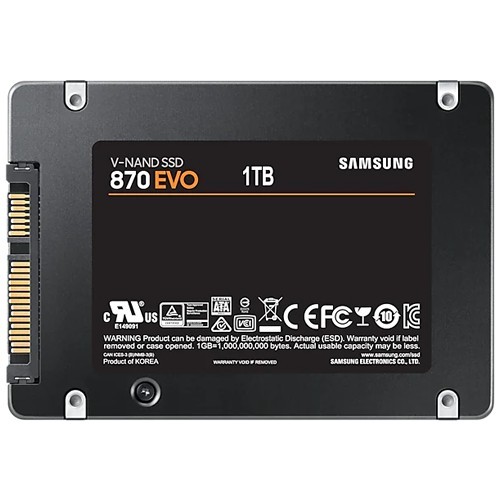 Твердотельный накопитель Samsung 870 EVO SATA 2.5" SSD 1Tb MZ-77E1T0BW 2