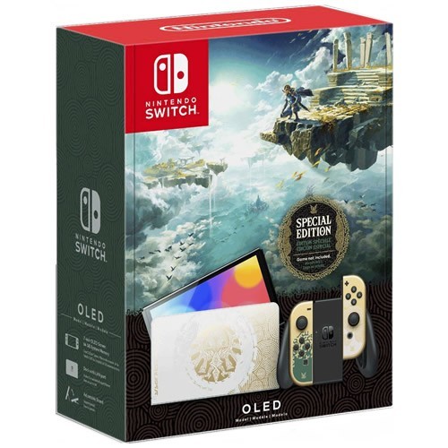 Игровая приставка Nintendo Switch OLED 64Gb The Legend of Zelda: Tears of the Kingdom 4