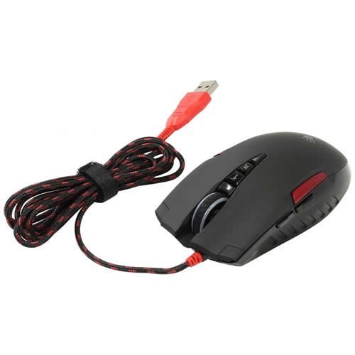 Проводная мышь A4Tech Bloody V2M USB оптическая Black (Черная) 3
