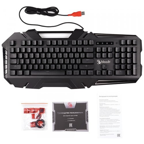 Клавиатура A4Tech Bloody B880R USB Black (Черная) 7