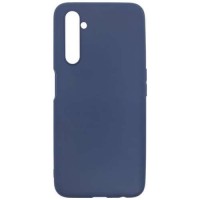 Силиконовая накладка для Realme 6 Pro Zibelino Soft Matte Blue (Синяя)