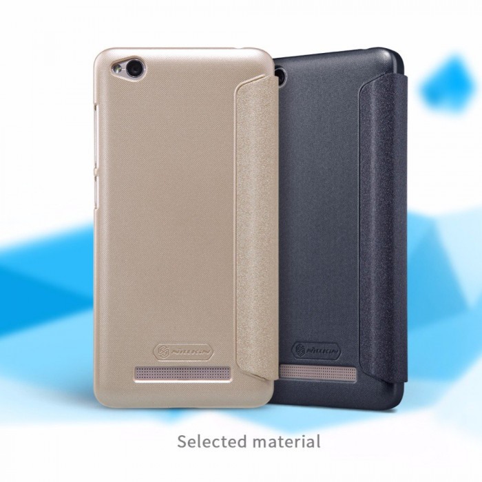 Чехол-книжка Nillkin Sparkle для Xiaomi Redmi 4 Black (Черная) 2