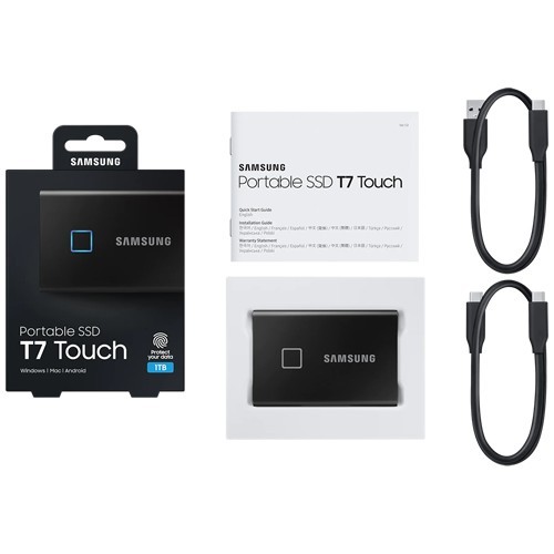 Внешний накопитель Samsung T7 Touch SSD USB 3.2 1Tb Black (Черный) MU-PC1T0K/WW 8