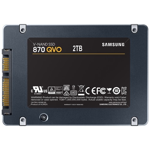Твердотельный накопитель Samsung 870 QVO SATA 2.5" SSD 2Tb MZ-77Q2T0BW 2