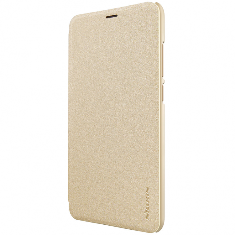  Чехол-книжка Nillkin Sparkle для Xiaomi Redmi 5 (Золотая) 2