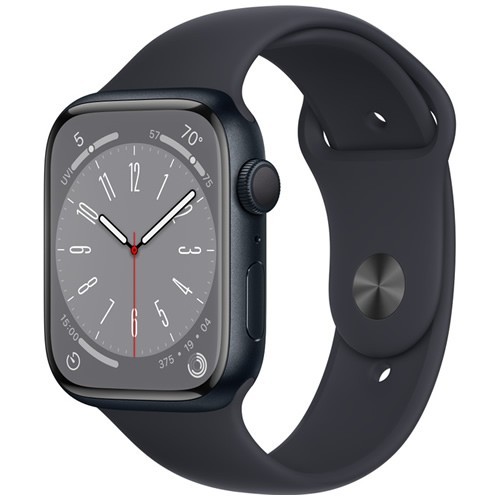 Умные часы Apple Watch Series 8 45 мм Midnight Aluminium Case, Midnight Sport Band S/M 1