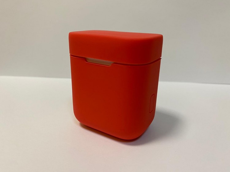 Силиконовый чехол для беспроводных наушников Xiaomi AirDots Pro (Red) Красный 2
