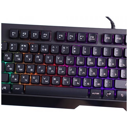 Клавиатура A4Tech Bloody Q135 Neon USB Black (Черная) 3