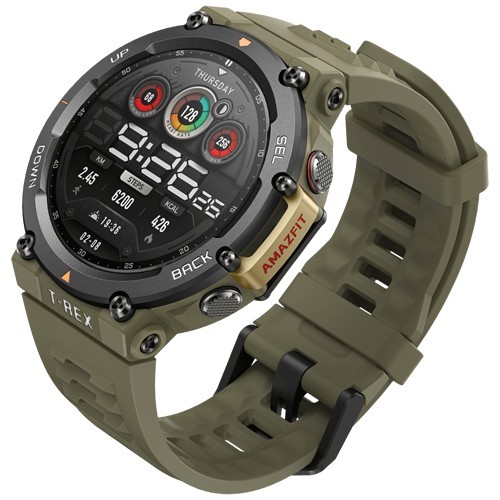 Часы Amazfit T-Rex 2 Wild Green (Дикий Зеленый) EAC 4