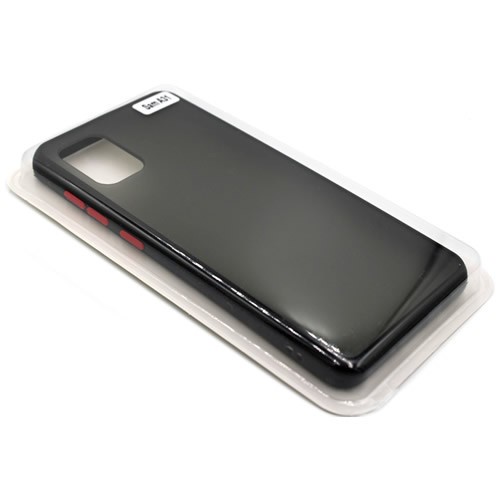 Силиконовая накладка для Samsung Galaxy A31 Skin Feeling (Черная рамка) 3