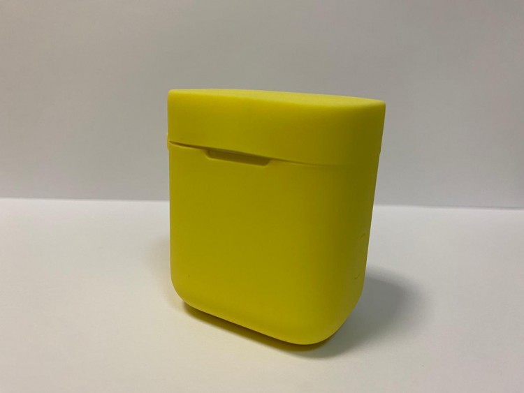 Силиконовый чехол для беспроводных наушников Xiaomi AirDots Pro (Yellow) Желтый 2