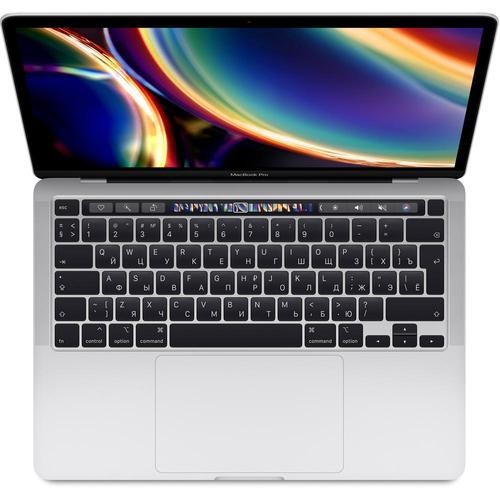 Ноутбук Apple MacBook Pro 13 дисплей Retina с технологией True Tone Mid 2020 (Intel Core i5 2000MHz/13.3"/2560x1600/16GB/1TB SSD/DVD нет/Intel Iris Plus Graphics/Wi-Fi/Bluetooth/macOS) Silver MWP82RU/A 2
