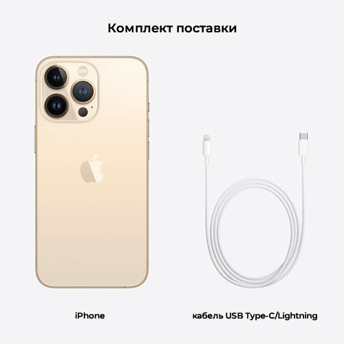 Смартфон Apple iPhone 13 Pro 256Gb Gold (Золотистый) MLW73RU/A 7