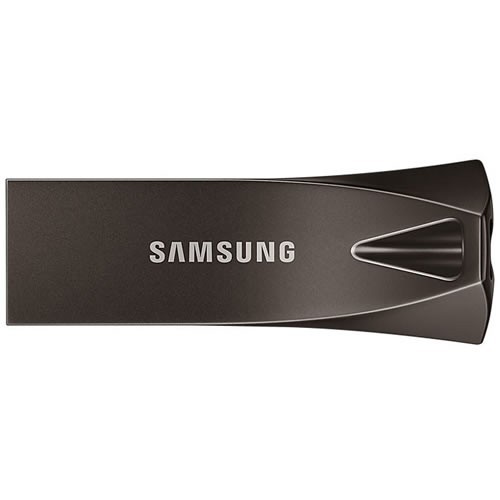 Флеш-накопитель Samsung BAR Plus 256Gb USB 3.1 Titan Grey (Серый титан) MUF-256AB/APC 1