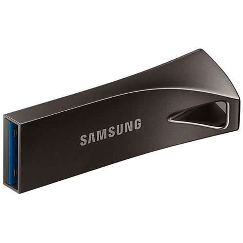 Флеш-накопитель Samsung BAR Plus 256Gb USB 3.1 Titan Grey (Серый титан) MUF-256AB/APC 3