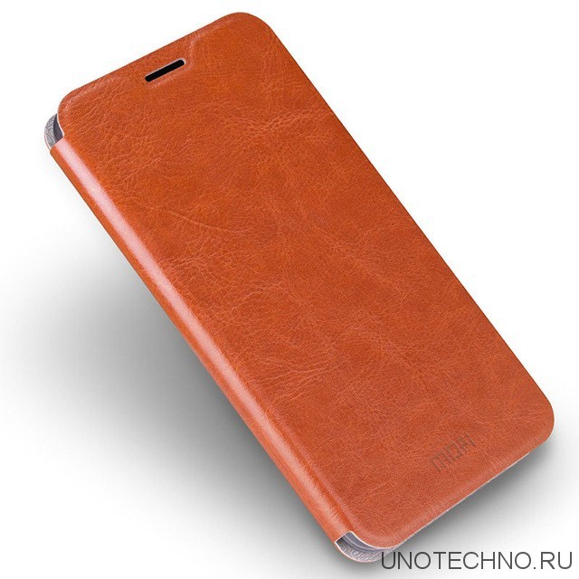 Чехол-книжка MOFI для Xiaomi Mi A2 lite/6 Pro (коричневая) 1