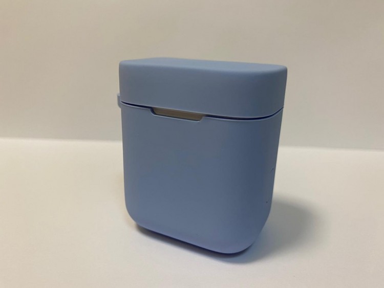 Силиконовый чехол для беспроводных наушников Xiaomi AirDots Pro (Blue) Голубой 2