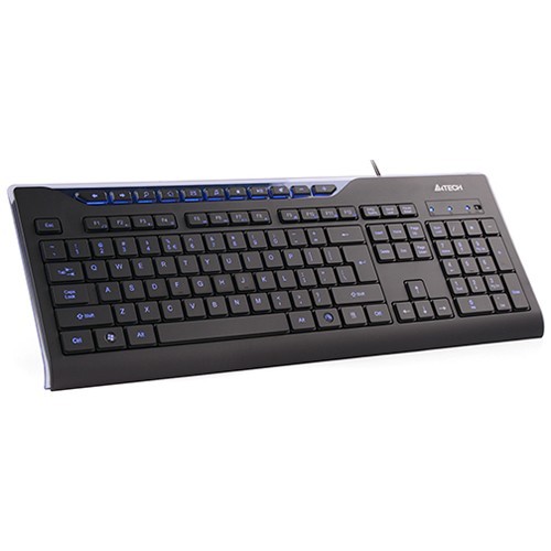 Клавиатура A4Tech KD-800L USB Black (Черная) 2