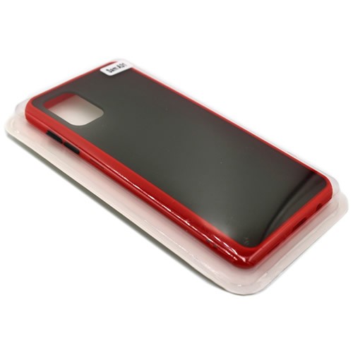 Силиконовая накладка для Samsung Galaxy A31 Skin Feeling (Красная рамка) 3
