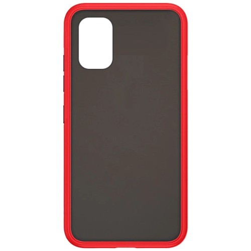 Силиконовая накладка для Samsung Galaxy A31 Skin Feeling (Красная рамка) 1