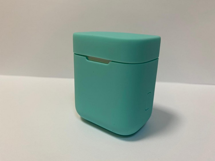 Силиконовый чехол для беспроводных наушников Xiaomi AirDots Pro (Mint) Мятный 2