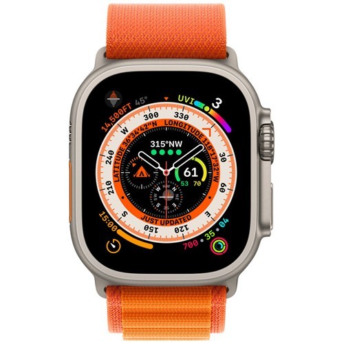 Умные часы Apple Watch Ultra 49 мм Titanium Case Orange Alpine Loop Medium 2