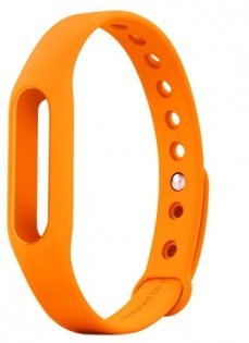 Силиконовый браслет для Mi Band 2 orange  1