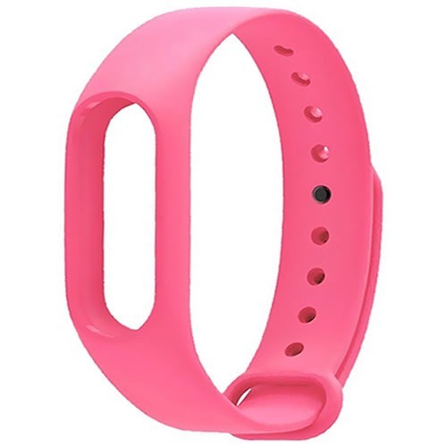 Силиконовый браслет для Xiaomi Mi Band 2 Pink (Розовый)  1