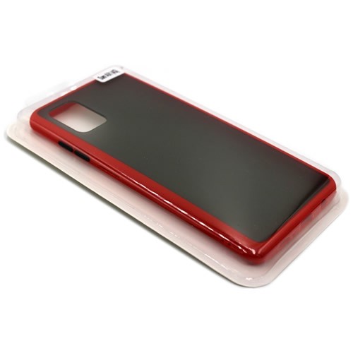 Силиконовая накладка для Samsung Galaxy A51 Skin Feeling (Красная рамка) 3