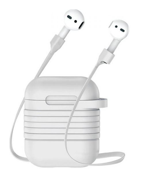 Чехол Baseus Silicone для Case for AirPods (White) TZARGS-G2 1