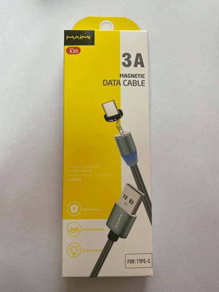 Кабель MAIMI  USB  X30 Magnetic Data cable  100cm Type-C 2