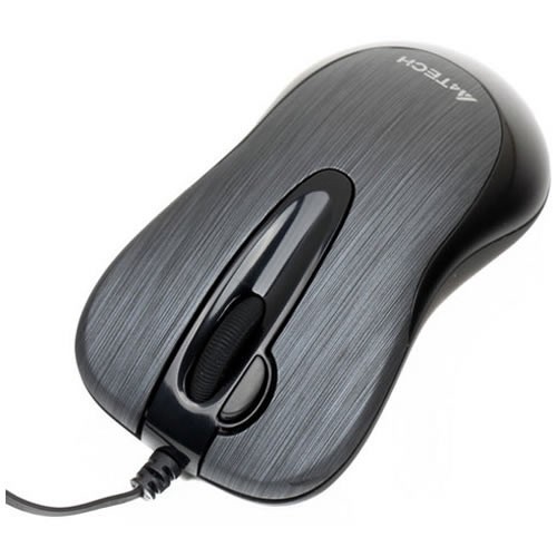 Проводная мышь A4Tech V-Track Padless N-60F USB оптическая Black (Черная) 2