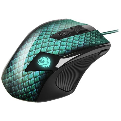 Проводная мышь Sharkoon Drakonia USB лазерная Green (Зеленая) 3