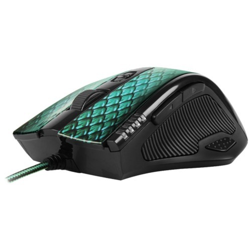 Проводная мышь Sharkoon Drakonia USB лазерная Green (Зеленая) 4