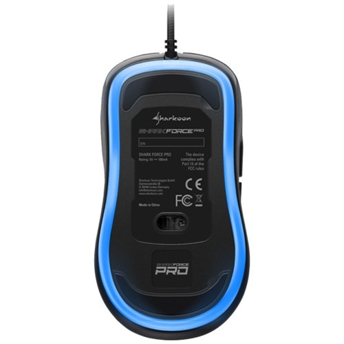 Проводная мышь Sharkoon Shark Force Pro USB оптическая Black (Черная) 2