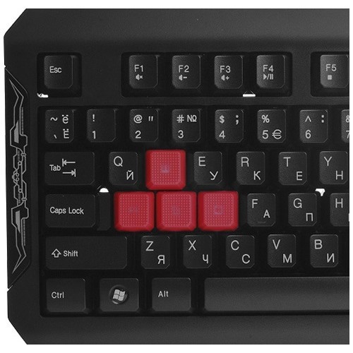 Комплект проводной A4Tech Bloody Q1100 USB Black (Черный) 4