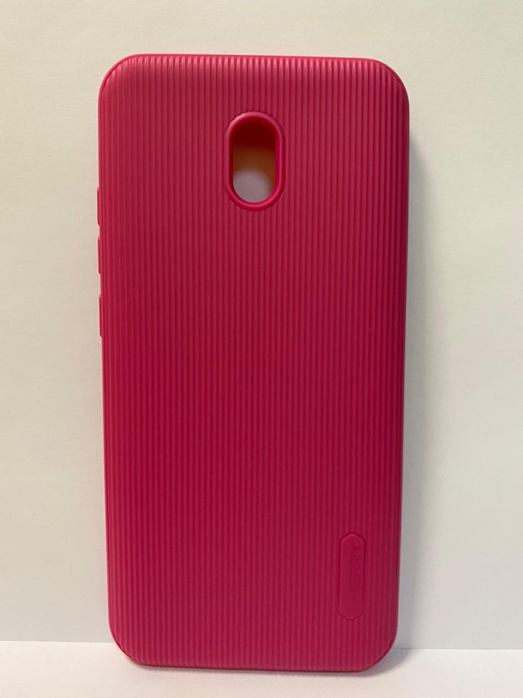Силиконовая накладка для xiaomi redmi 8А (Розовая) CHERRY 1