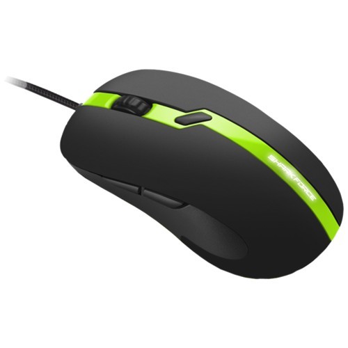 Проводная мышь Sharkoon Shark Force Pro USB оптическая Green (Зеленая) 4
