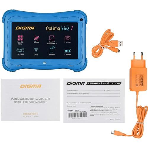 Планшет DIGMA Optima Kids 7 (2019) Blue (Синий) EAC 8