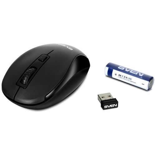 Беспроводная мышь SVEN RX-255W Black (Черный) 5