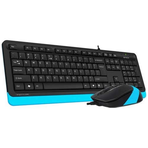 Комплект проводной A4Tech Fstyler F1010 USB Black/Blue (Черный/Голубой) 5