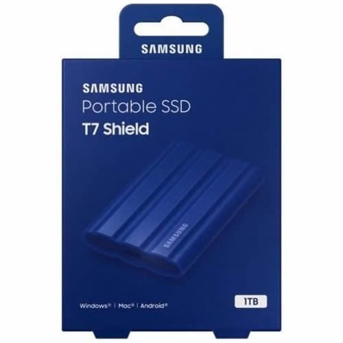 Внешний накопитель Samsung T7 Shield SSD USB 3.2 1Tb Blue (Синий) MU-PE1T0R/WW 7