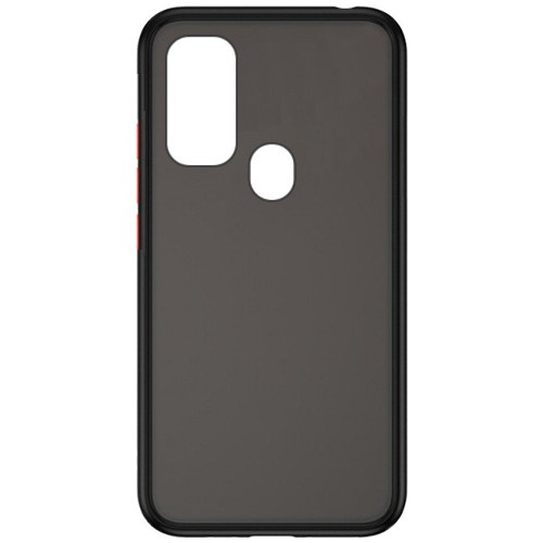 Силиконовая накладка для Samsung Galaxy M21 Skin Feeling (Черная рамка) 1