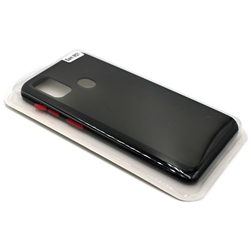 Силиконовая накладка для Samsung Galaxy M21 Skin Feeling (Черная рамка) 3
