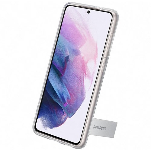 Чехол-накладка для Samsung Galaxy S21 Clear Standing Cover (Прозрачная) EF-JG991CTEGRU 5