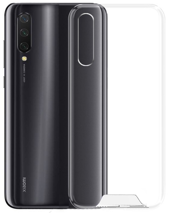 Силиконовая накладка для Xiaomi Mi 9 Lite прозрачная Monarch 1