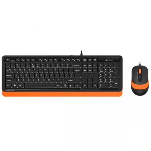Комплект проводной A4Tech Fstyler F1010 USB Black/Orange (Черный/Оранжевый) 1